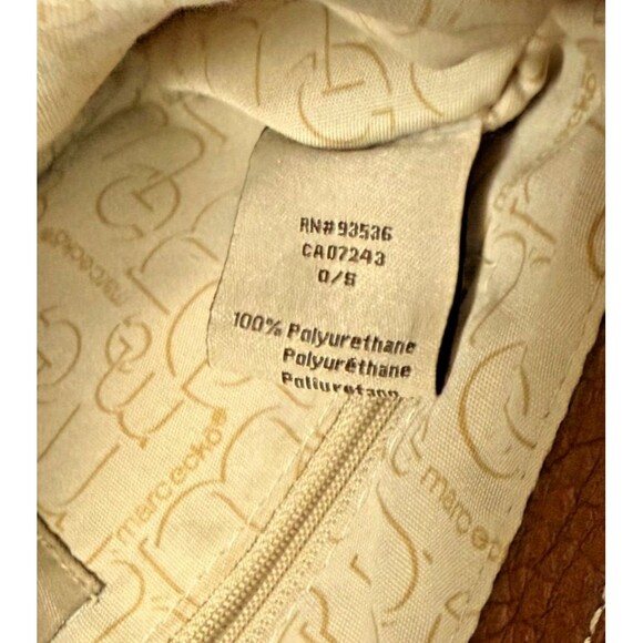 Red by Marc Ecko Bag Brown Pebbled Texture Stud Wristlet Clutch Urban Streetwear - Picture 6 of 8